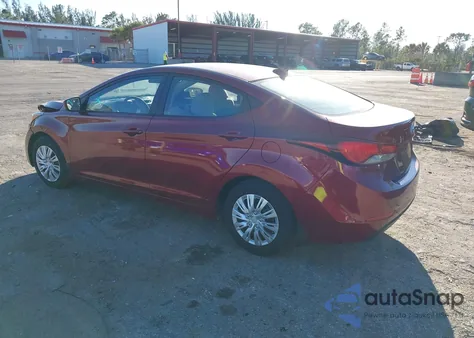 2016 Hyundai Elantra Se z USA, uszkodzony, nr VIN 5NPDH4AE1GH788621
